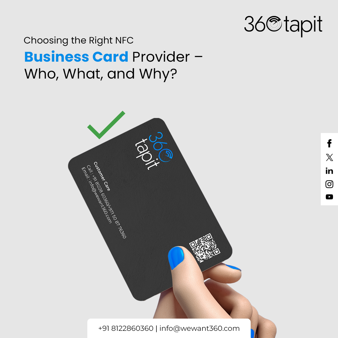 Choosing the Right NFC Business Card Provider – Who, What, and Why?